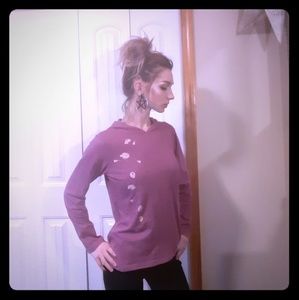 Pink Pullover Hoodie